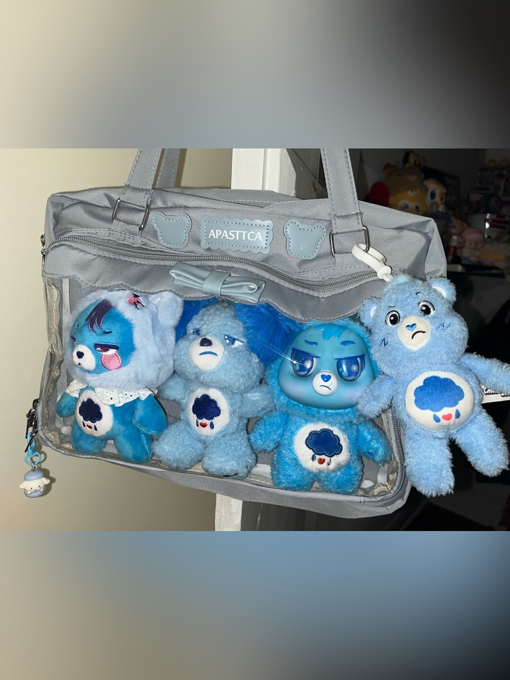 Grumpy Bear Themed Display Shoulder Bag!